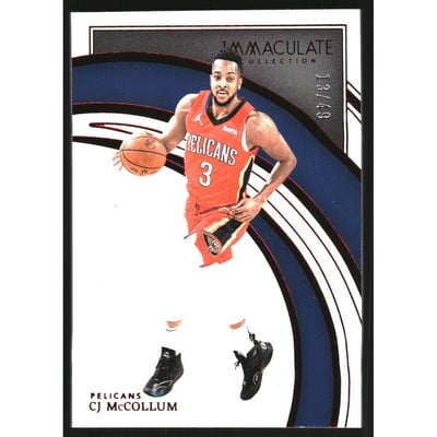 2021-22 Immaculate Collection Red #58 CJ McCollum