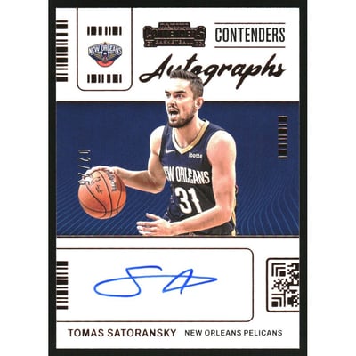 2021-22 Panini Contenders Autographs Bronze #37 Tomas Satoransky
