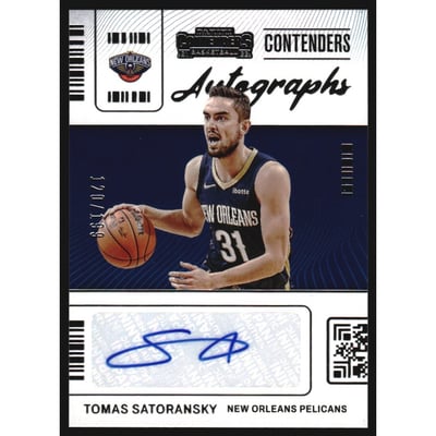 2021-22 Panini Contenders Autographs #37 Tomas Satoransky/199