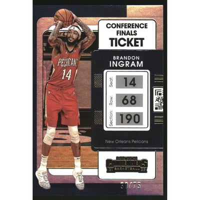 2021-22 Panini Contenders Conference Finals Ticket #45 Brandon Ingram