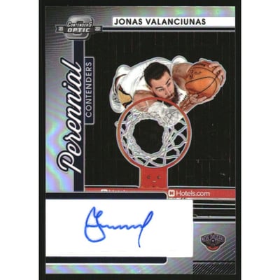 2021-22 Panini Contenders Optic Perennial Contenders Autographs #20 Jonas Valanciunas/99