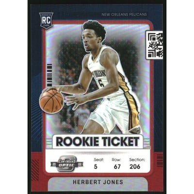 2021-22 Panini Contenders Optic Rookies Red #8 Herbert Jones
