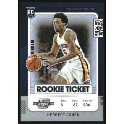 2021-22 Panini Contenders Optic Rookies Silver #8 Herbert Jones