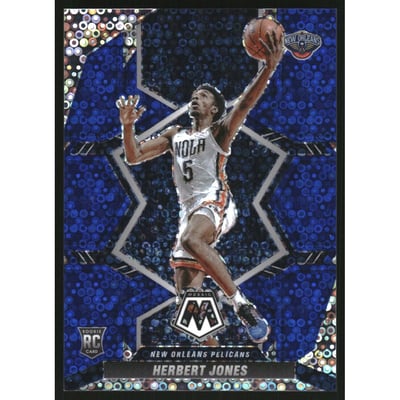 2021-22 Panini Mosaic Mosaic Fast Break Blue #231 Herbert Jones