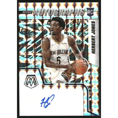 2021-22 Panini Mosaic Rookie Autographs Mosaic #8 Herbert Jones