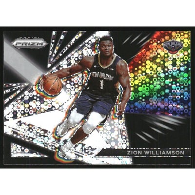 2021-22 Panini Prizm Prizmatic Fast Break #5 Zion Williamson