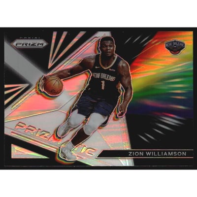 2021-22 Panini Prizm Prizmatic Prizms Silver #5 Zion Williamson