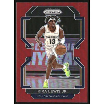 2021-22 Panini Prizm Prizms Red #63 Kira Lewis Jr.