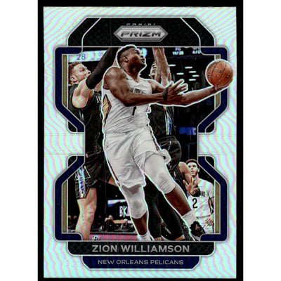 2021-22 Panini Prizm Prizms Silver #108 Zion Williamson