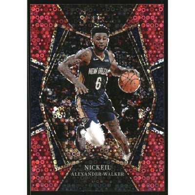 2021-22 Select Prizms Red Disco #197 Nickeil Alexander-Walker
