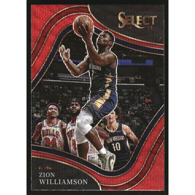 2021-22 Select Prizms Red Wave #295 Zion Williamson