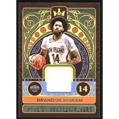 2022-23 Court Kings Art Nouveau Jerseys #17 Brandon Ingram