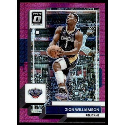 2022-23 Donruss Optic Hyper Pink #181 Zion Williamson