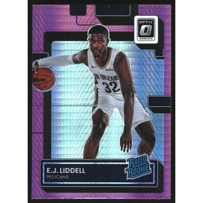 2022-23 Donruss Optic Hyper Pink #207 E.J. Liddell RR