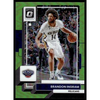 2022-23 Donruss Optic Lime Green #185 Brandon Ingram