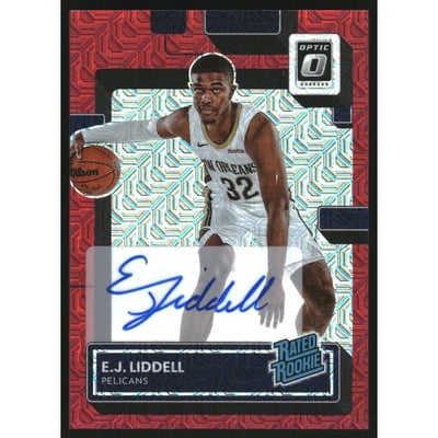 2022-23 Donruss Optic Rated Rookies Signatures Choice #207 E.J. Liddell