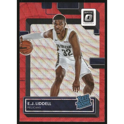 2022-23 Donruss Optic Red Wave #207 E.J. Liddell RR
