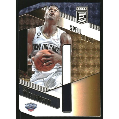2022-23 Elite Spellbound Orange Die Cut #24 Zion Williamson