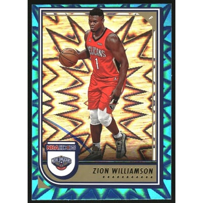 2022-23 Hoops Teal Explosion #147 Zion Williamson