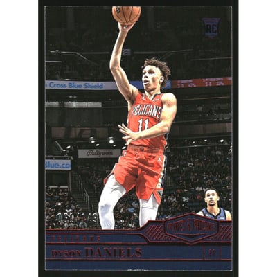 2022-23 Panini Chronicles Red #307 Dyson Daniels/Plates and Patches