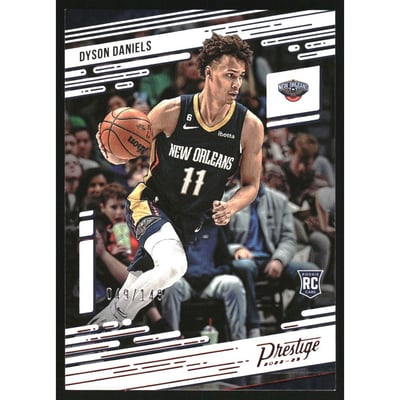 2022-23 Panini Chronicles Red #58 Dyson Daniels/Prestige