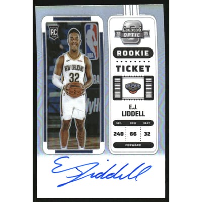 2022-23 Panini Contenders Optic #121 E.J. Liddell AU RC
