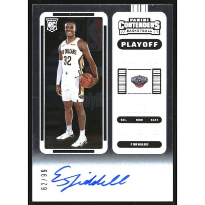 2022-23 Panini Contenders Playoff Ticket #124 E.J. Liddell