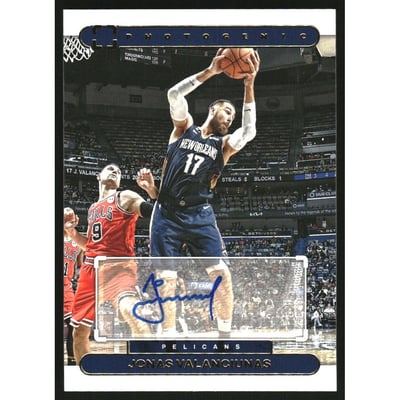 2022-23 Panini PhotoGenic Veteran Autographs #11 Jonas Valanciunas