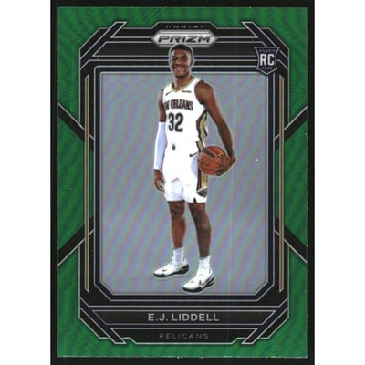 2022-23 Panini Prizm Prizms Green #251 E.J. Liddell