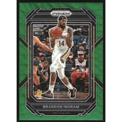 2022-23 Panini Prizm Prizms Green Wave #208 Brandon Ingram