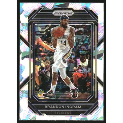 2022-23 Panini Prizm Prizms Ice #208 Brandon Ingram