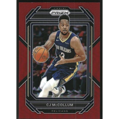 2022-23 Panini Prizm Prizms Red #202 CJ McCollum