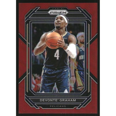 2022-23 Panini Prizm Prizms Red #218 Devonte' Graham