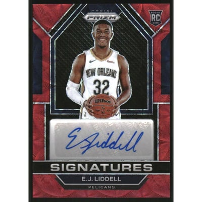 2022-23 Panini Prizm Rookie Signatures Prizms Choice #25 E.J. Liddell