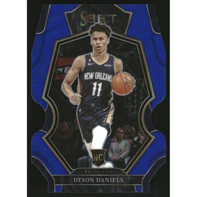 2022-23 Select Prizms Blue Die Cut #172 Dyson Daniels