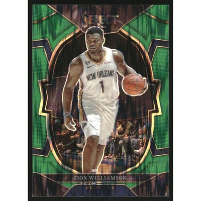 2022-23 Select Prizms Green Shock #24 Zion Williamson