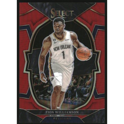 2022-23 Select Prizms Red #24 Zion Williamson