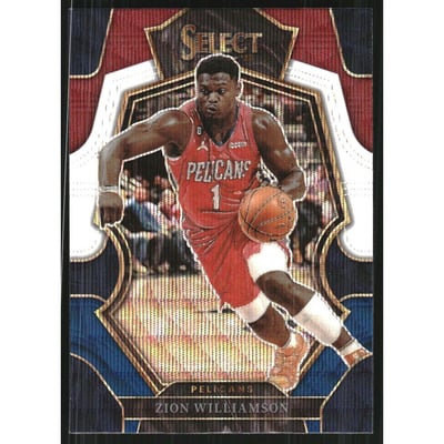 2022-23 Select Prizms Tri-Color #124 Zion Williamson