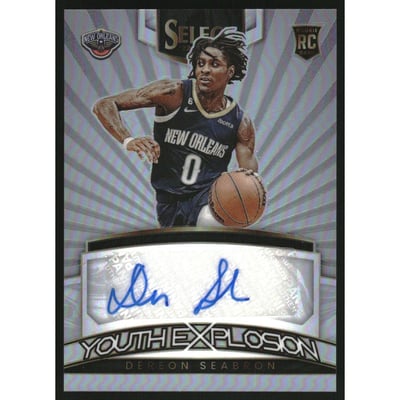 2022-23 Select Youth Explosion Signatures #28 Dereon Seabron