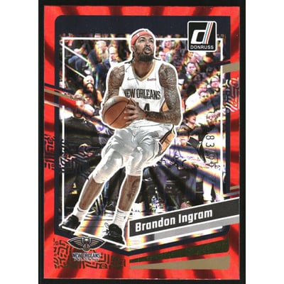 2023-24 Donruss Holo Red Laser #30 Brandon Ingram