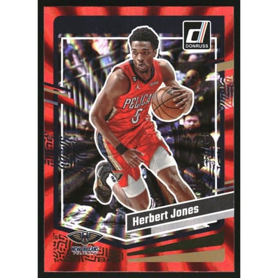 2023-24 Donruss Holo Red Laser #54 Herbert Jones