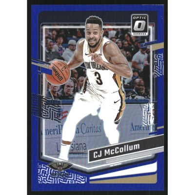 2023-24 Donruss Optic Blue #105 CJ McCollum