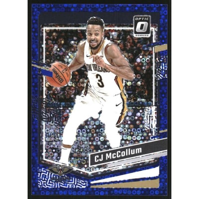 2023-24 Donruss Optic Fast Break Blue #105 CJ McCollum
