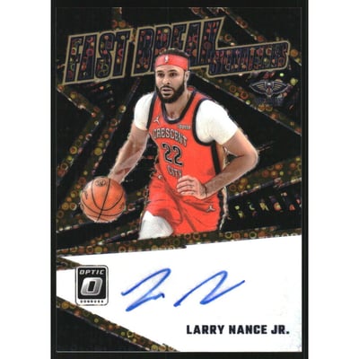 2023-24 Donruss Optic Fast Break Signatures #68 Larry Nance Jr.