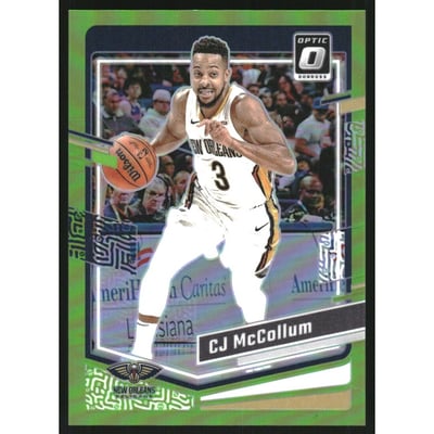 2023-24 Donruss Optic Lime Green #105 CJ McCollum