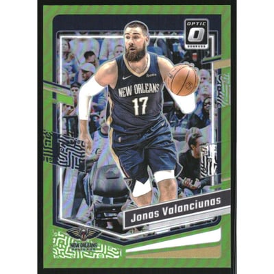 2023-24 Donruss Optic Lime Green #116 Jonas Valanciunas