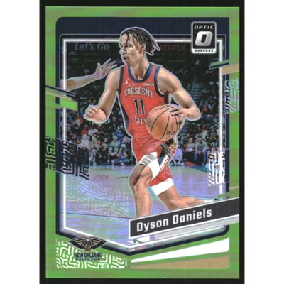 2023-24 Donruss Optic Lime Green #186 Dyson Daniels