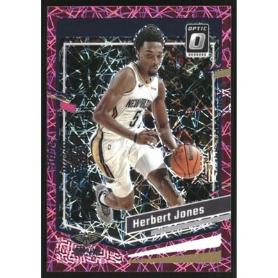 2023-24 Donruss Optic Pink Velocity #73 Herbert Jones