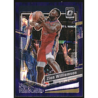 2023-24 Donruss Optic Purple Shock #35 Zion Williamson