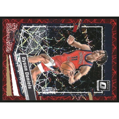 2023-24 Donruss Optic Red Velocity #186 Dyson Daniels